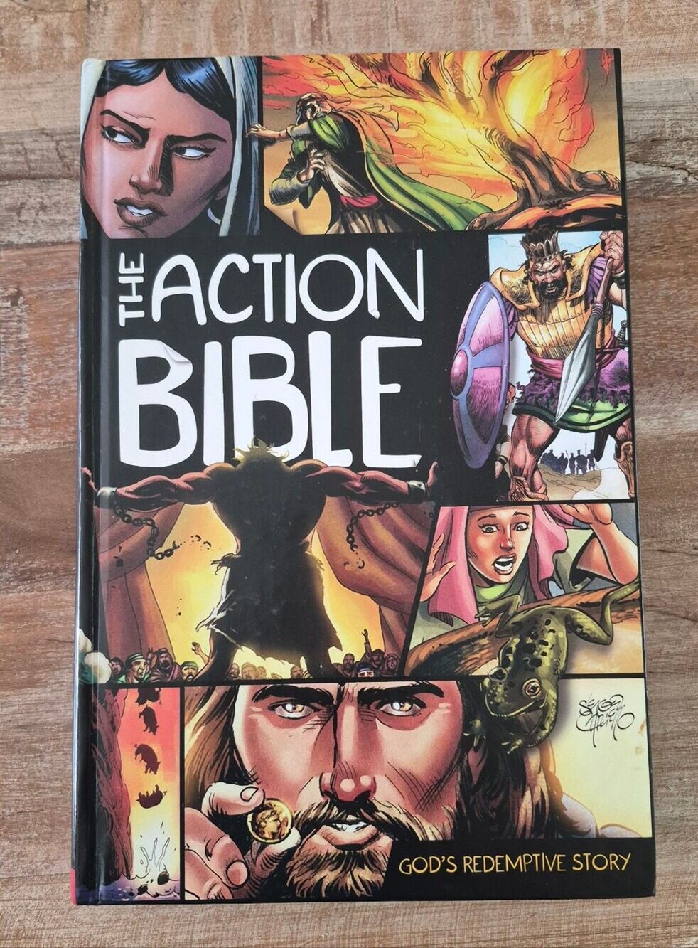 The Action Bible - Graphic Faith Adventure Hardcover - Like New